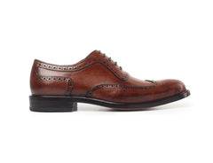 Men Dublin Antique Cognac Leather Shoes