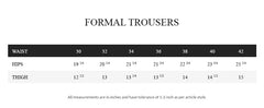 Men Fawn Wash N Wear Slim Fit Trouser