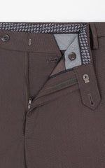 Men Brown Slim Fit Trouser