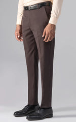 Men Brown Slim Fit Trouser