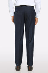 Men Blue Smart Fit Trouser