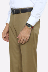 Men Dark Olive Slim Fit Trouser