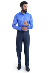 Men Classic Blue Formal Shirt