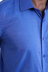 Men Classic Blue Formal Shirt