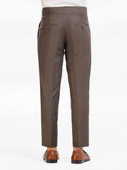 Men Brown Smart Fit Trouser