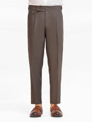 Men Brown Smart Fit Trouser