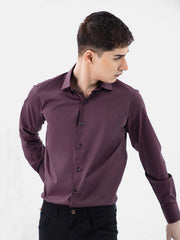 Men Maroon Formal Shirt