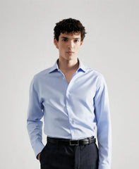 Men Sky Blue Formal Shirt