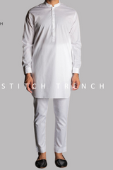 White Kurta & Trouser