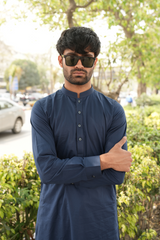 Zinc Plane Kurta & Shalwar