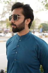 Blue Plane Kurta & Shalwar