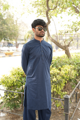 Zinc Plane Kurta & Shalwar