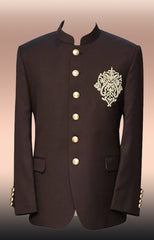 Embellished Customized Prince Suit in Tropical